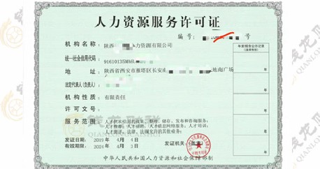人力资源许可证